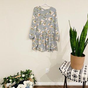 light gray straight dress